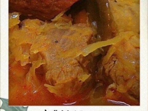 豚肉と酢キャベツのスープ（バージョン２）